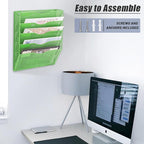 EASEPRES 5 Pocket Mesh Hanging Wall File Organizer, Wall Mounted Mail Paper - Image 5
