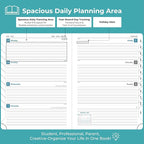 IN-LUXPRO Planner 2026 Daily Weekly and Monthly, 12 Months Spiral Bound - Image 3
