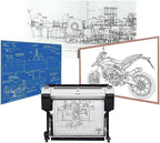 Staples Wide Format Engineering Paper, Matte, 36" x 500', 2/Carton (26657)
