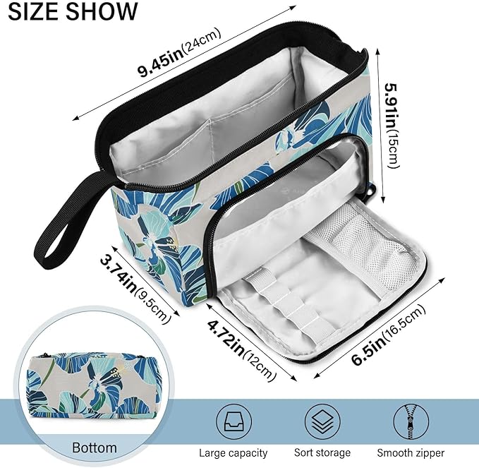 Bolaz Big Capacity Pencil Pen Case Pouch Bag School College Office Organizer - Image 3