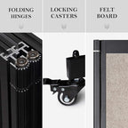 Strongbird Room Partition, Folding Privacy Divider, Office Partition Dividers - Image 6