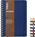 Graph Spiral Journal Notebook, A5 Hardcover Spiral Journals by Unknown