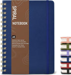 Graph Spiral Journal Notebook, A5 Hardcover Spiral Journals by Unknown