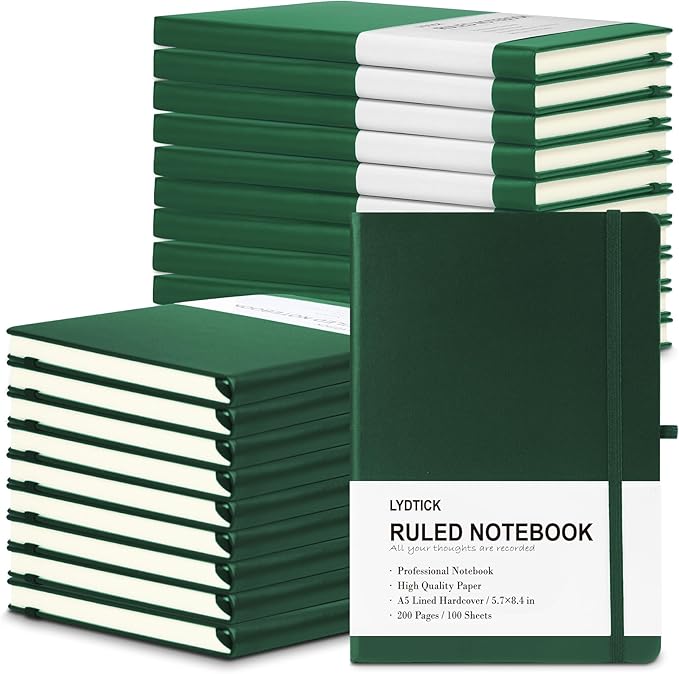 LYDTICK 20 Pack Journals for Writing College Ruled Notebooks Journal in Bulk by LYDTICK