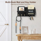 Lwenki Mail Organizer for Wall Mount – Key Holder - Image 3