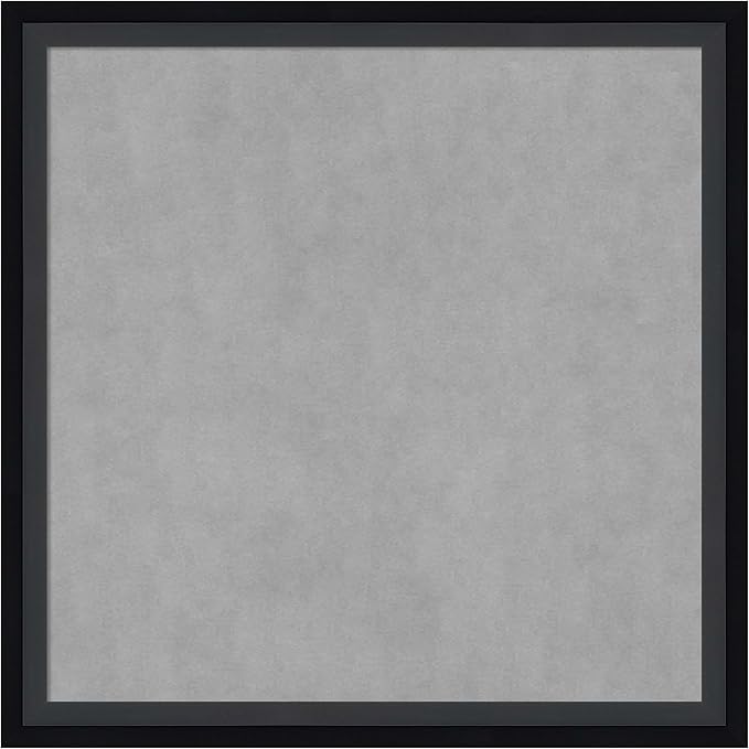 Amanti Art Black Framed Magnetic Board 13x13 X-Small Vision Board by AmantiArt