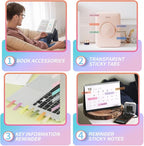 Book Tabs for Annotating, Sticky Tabs Transparent Small Sticky Notes Flags - Image 7
