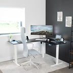 VIVO Electric Corner 63 x 55 inch L-Shaped Standing Desk, Memory Height - Image 7