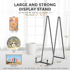 TR-LIFE 3 Pack 12 Inch Plate Stands - Image 3