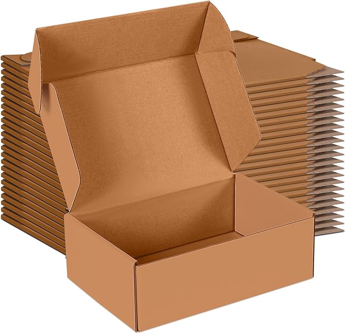 JOWLOT 9x6x3 inch Small Shipping Boxes Set of 25 by JOWLOT