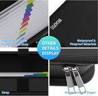 Fireproof & Waterproof Accordion File Organizer, 13-Pocket Expanding Document - Image 4