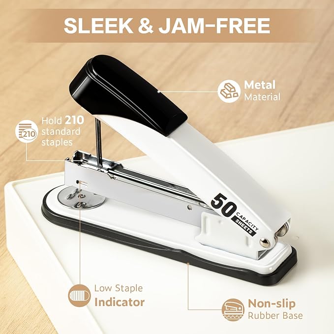 Deli Stapler Heavy Duty, Full Strip Staplers - Image 6