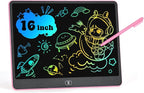 LCD Writing Tablet for Kids, 16 Inch Colorful Doodle Board Drawing Tablets by XJQWJ