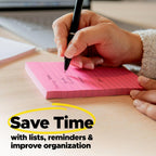 Post-it Notes, 3 x 3 in, Poptimistic Collection, 3 Lined Pads | School Supplies and Office Products