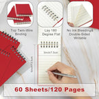 Tenceur 6 Pcs Pocket Notebook Bulk Small 3x5 Inch Spiral Notepads Mini Top - Image 2