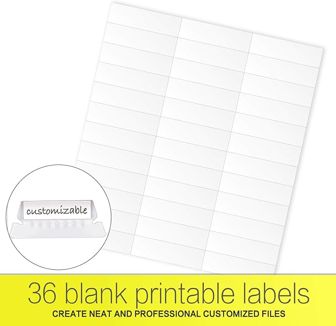 HERKKA Extra Capacity Hanging File Folders, 30 Pack Reinforced Letter Size - Image 6