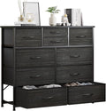 LUMTOK 10-Drawer Dresser, Fabric Dressers Drawers by LUMTOK
