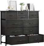 LUMTOK 10-Drawer Dresser, Fabric Dressers Drawers by LUMTOK