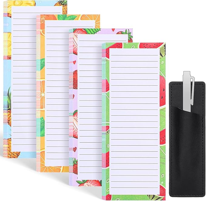 Thboxes 4 Pack Magnetic Note Pad by Thboxes