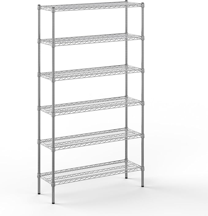 Regal Altair 14" Deep x 42" Wide x 74" Height Wire Shelving Kit | 6-Tier | NSF by Regal+Altair