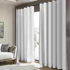 cbsroro Room Divider Blackout Curtain Track Curtains Wall Dividers Panels Screen - Image 3