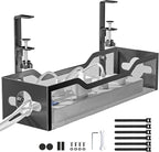 Under Desk Cable Management Tray Black, Litwaro Cable Management Under Desk No by Litwaro