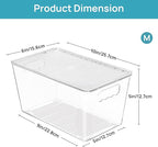 Vtopmart 1 Pack Clear Stackable Storage Bins - Image 2