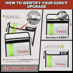 ROLOWAY Fireproof Bag 5200℉ Heat Insulated - Image 6