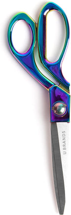 U Brands Iridescent Shear Scissors, Office Supplies by UBrands