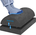 StepLively Foot Rest for Under Desk at Work, Comfortable Foot Stool by StepLively
