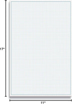 Graph Paper Pad, 50 Sheets, Double Sided, 4x4 Blue Quad Rule, Easy Tear Sheets - Image 7