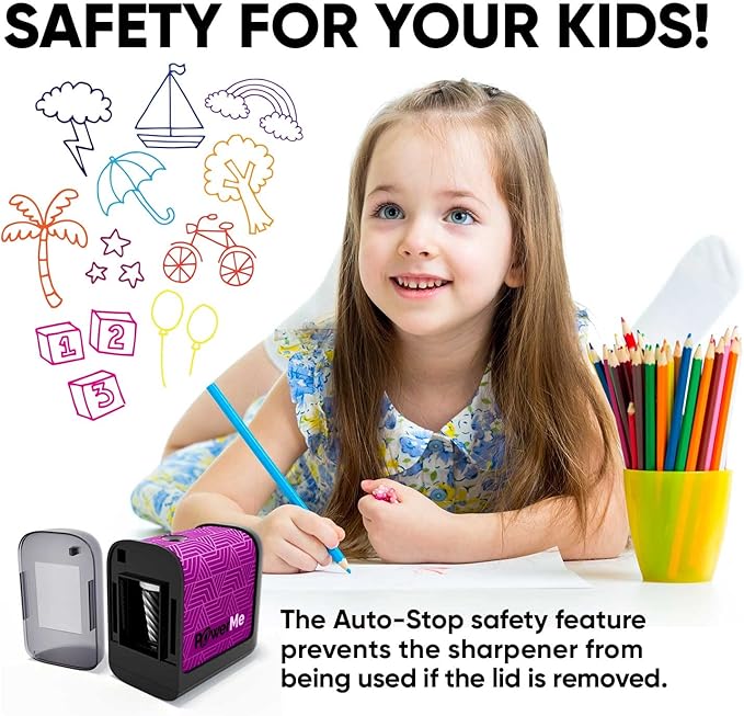 Battery-Operated Electric Pencil Sharpener - Image 6