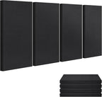 23.62" X 11.81" X 2" Fiberglass Wall Panel, 4 Pack Acoustic Panels, Acoustic by UMIACOUSTIC
