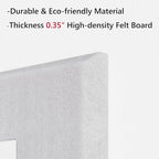 Neatsure Large Cork Board for Wall, 6 Panels Felt Tiles Tack Push Pin Board for - Image 4