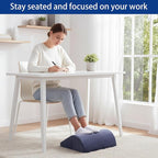 Opuvidity Foot Rest for Under Desk at Work, Ergonomic Under Desk Footrest - Image 2
