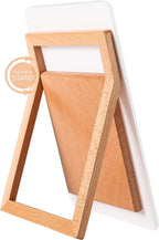 Desktop Glass Whiteboard with Reversible Wood Stand, Small White Board - Image 7