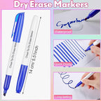 Sepamoon 240 Pack Dry Erase Markers Bulk Chisel Tip Whiteboard Markers Pens Low - Image 3