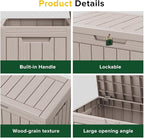 Yardgrace 45 Gallon Patio Storage Box - Image 9