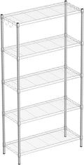 Guan River 5-Shelf Adjustable Metal Shelf Wire Shelving Unit Storage Rack by GuanRiver