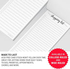 321Done 2-Pack Slim Shopping List Notepad, Made in USA - Image 4
