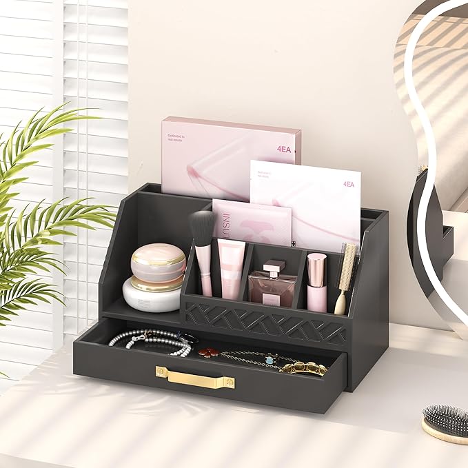 Wisuce Essentials Bamboo Desk Organizer - Image 3