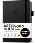 Clever Fox Password Book with alphabetical tabs. Internet Address Organizer by CleverFox