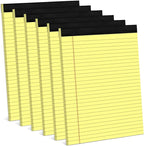 Note Pads 8.5 x 11 Wide Ruled Lined Writing Pads Yellow Legal Pads Letter Size by Aidunmis
