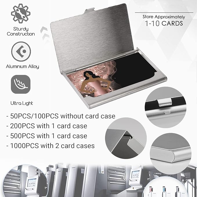 Custom Business Cards Double-Sided Personalized Stationery | Professional - Image 4