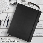 College Ruled Notebook, A4 Hardcover Leather Notebook - Image 5