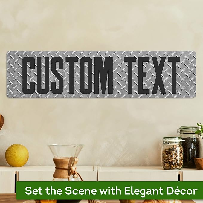 Custom Sign, Custom Street Sign, 11 Font Colors, 13 Font Styles, 4 Hole Options - Image 4