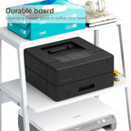 Arbuxzuy Printer Stand for Desk, Desktop Printer Shelf, 3 Tier Desk Shelf for - Image 7
