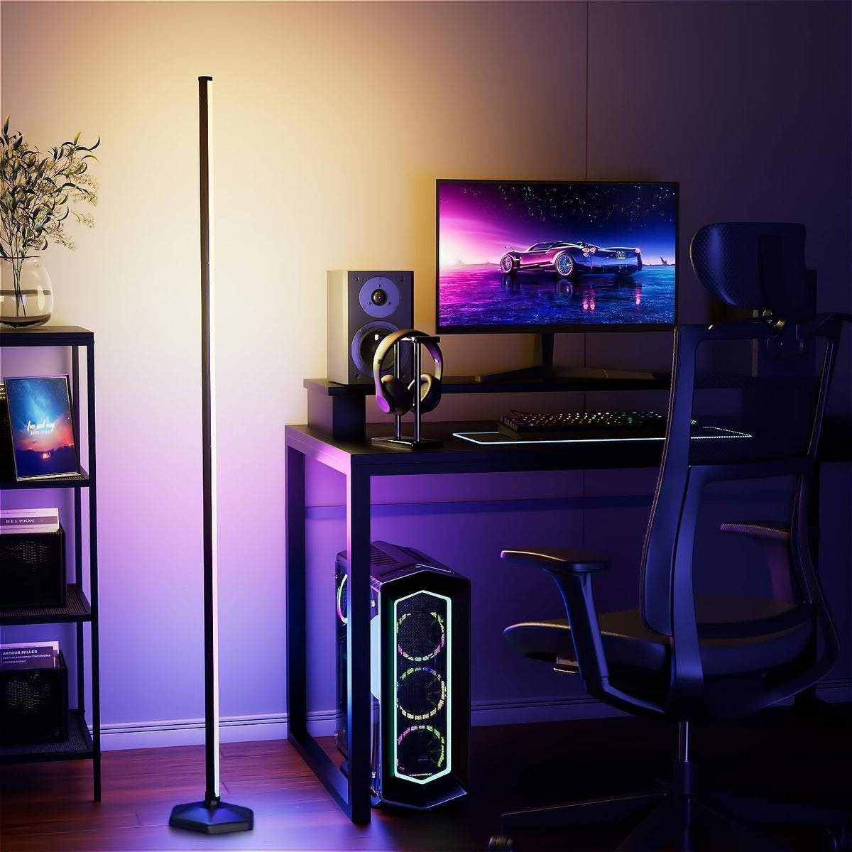 YIKBIK RGB Corner Floor Lamp