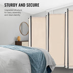 VEVOR Room Divider, 6 Panel Room Divider, Folding Privacy Screen and Portable - Image 4