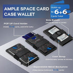 RUNBOX Slim Card Holder Wallet for Men, Minimalist RFID Blocking Wallet - Image 2
